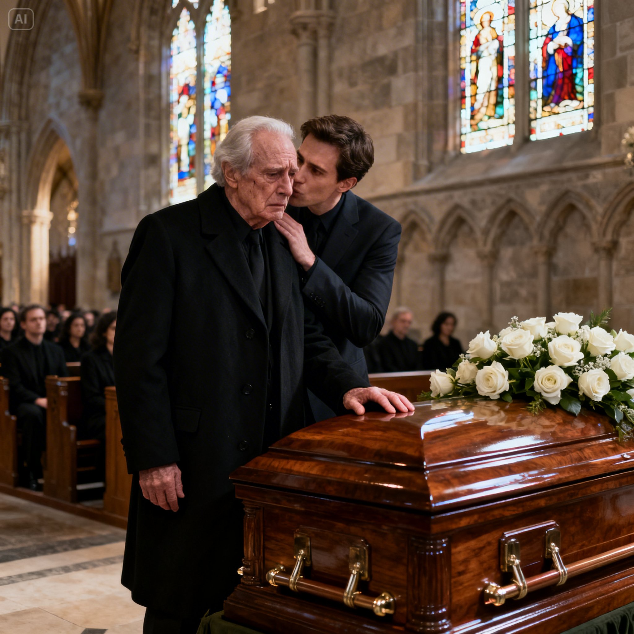 Äitini hautajaisissa, mieheni tuli lähelle ja kuiskasi: “Sinulla on 24 tuntia aikaa lähteä talostani.” Katsoin häntä silmiin, hymyilin sanomatta sanaakaan, pakkasin pienen laukun sinä yönä ja lähdin sanomatta hyvästit — seitsemän päivää myöhemmin hänen puhelimensa soi…