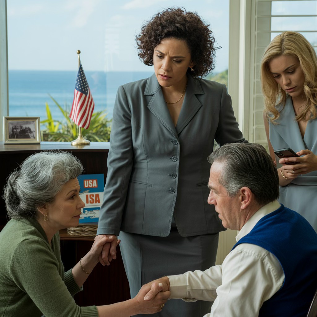 Ett Hemligt Meddelande Som Sände Mig Hem Till En Advokat Och Polis Som Väntade På Flygplatsen Och Sanningen Fick Mig Att Falla Samman