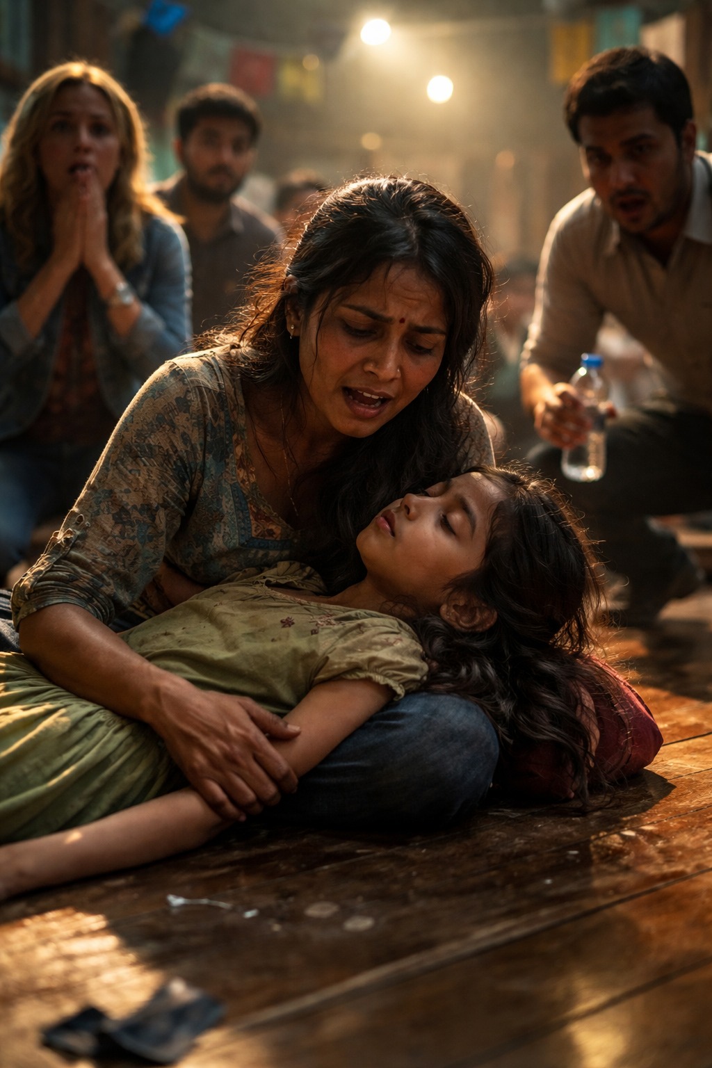 röst, utan att veta att de tittade på henne bryta ihop i realtid. Det hon viskade innan hon förlorade medvetandet skulle avslöja en sanning som ingen i det rummet var redo att möta.005