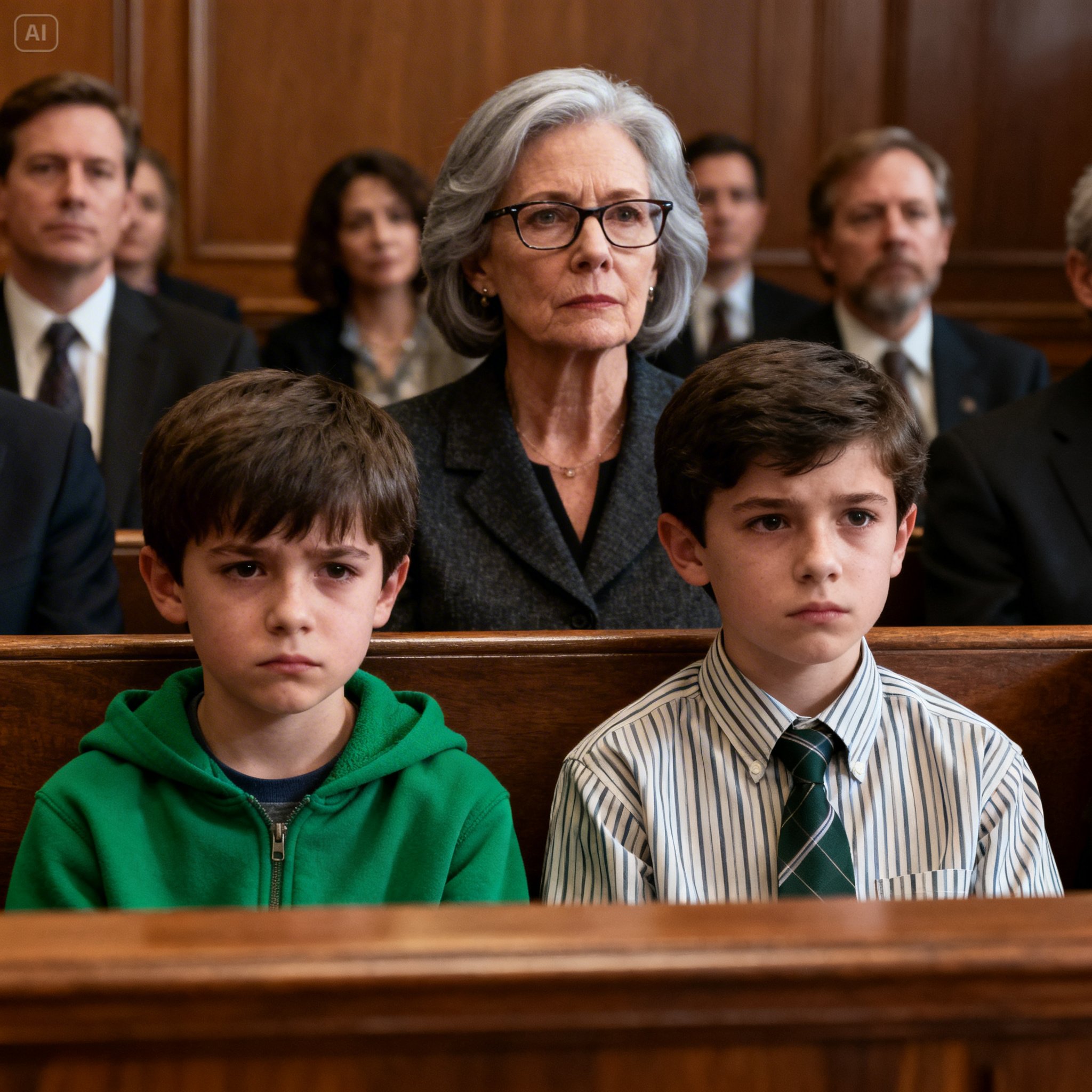 Miniäni yllättäen haki täyttä huoltajuutta kaksostytöistään, jotka hän oli hylännyt kymmenen vuotta sitten — mutta mitä yksi pojista sanoi oikeudessa, jätti koko huoneen sanattomaksi. – Uutiset