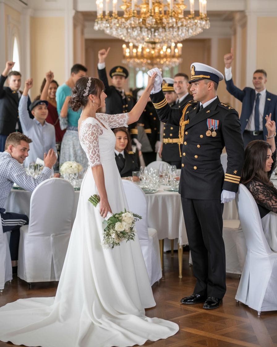 Han hånade min marinservice vid mitt eget bröllop — sedan kom en brigadgeneral in