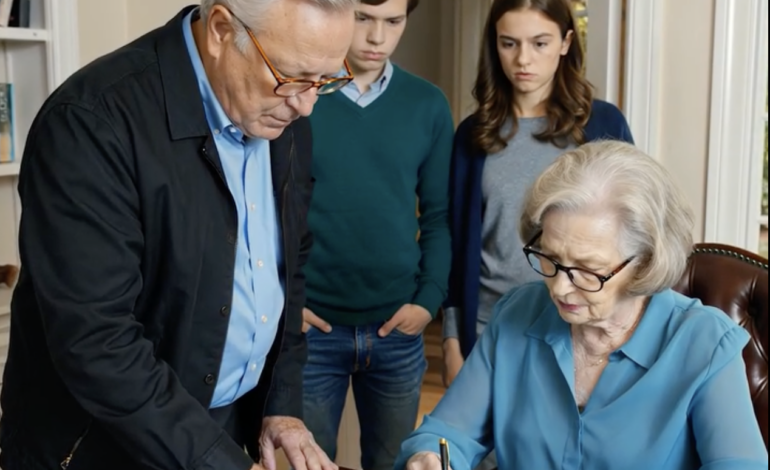 Aos 72 anos, meu marido levou nossa casa de 3,5 milhões de dólares ao tribunal: “Proibirei você de ver a família e nossos filhos!” Não discuti. Um mês depois recebi uma ligação: “Senhora, seu marido foi encontrado morto, ele fez…”