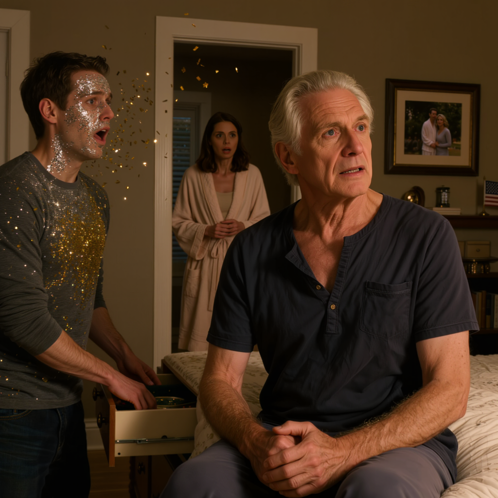 Min svärson trodde att jag sov, så han smög tillbaka in i mitt rum och öppnade lådan där jag förvarade nyckeln till safen som om han hade känt till rutten länge, och det som kallade mig mest var inte hur hans hand skakade när han rörde vid det som var inuti, utan hur hans ansikte bleknade på en sekund, som om han just insett att jag visste mer än han trodde.