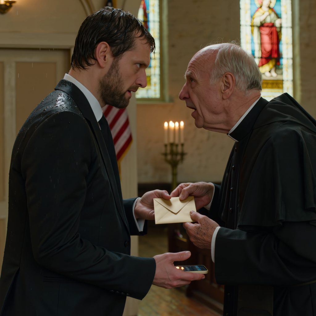 Brutalna prawda.
Tuż po tym, jak trumna mojej matki została opuszczona do ziemi, ksiądz zatrzymał mnie w zakrystii, a jego oczy już nie wyglądały jak oczy człowieka odprawiającego mszę, lecz jak człowieka, który trzymał zbyt długo sekret: „Twoje prawdziwe świadectwo urodzenia jest tutaj. Nie otwieraj go w kościele. Nie wracaj do domu. Idź dziś wieczorem do Szafki nr 9 w Cedar Hills, sam” — i wiadomość od mojego ojca przyszła tak szybko, że wiedziałem, iż ktoś boi się, że to ja to zobaczę pierwszy.