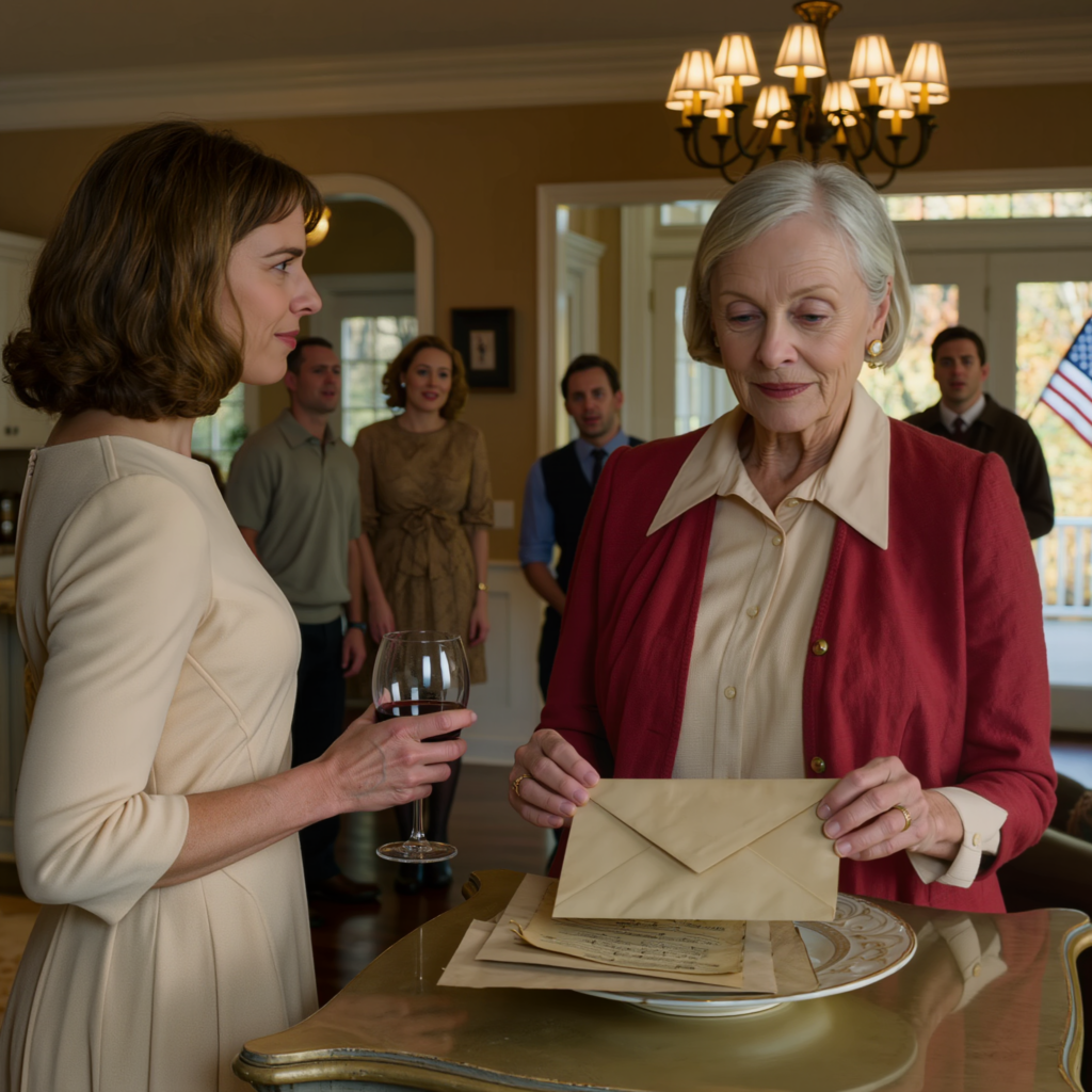 Na parapetówkę mojego syna podałem synowej stary kopertę. Przekartkowała papiery i odłożyła je na bok jak spam, zmarszczyła nos i zapytała: “Co mamy zrobić z 60 akrami na środku niczego?” Jej przyjaciele się śmiali. Wypiłem resztę wody i poszedłem do domu — trzy dni później to ona zadzwoniła z powrotem, a jej głos drżał od razu, gdy powiedziała moje imię