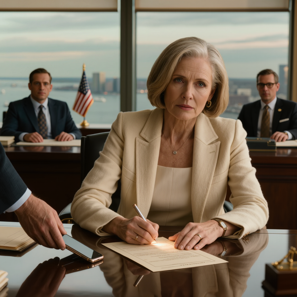 Den morgonen skickade min man ett meddelande: “Gå inte till flygplatsen. Jag tar min sekreterare till Maldiverna. Hon förtjänar den här semestern mer än du.” Nästa morgon ringde jag en mäklare, sålde penthouset för kontanter och lämnade landet. Så när de kom tillbaka, bruna, strålande och tittande upp mot byggnaden, var det första som fångade deras uppmärksamhet inte tystnaden. Jag höll på att vika hans vita skjortor på bänken vid fotändan av sängen när telefonen ringde på den trähyllan. Mindre än tre timmar tills bilen anlände till lobbyn. Han kallade den resan för vår “andra smekmånad.” Jag hade till och med köpt en ny klänning, den sorten som fick en femtiofemårig kvinna att se sig i spegeln och känna sig lite löjlig, men ändå full av hopp.