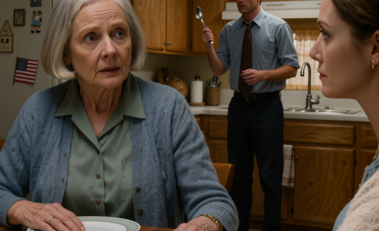 De lade mina saker i en låda precis på köksbordet, min svärmor sa mycket lätt medan hon diskade, “Bara skriv under husöverföringspapperna så blir det lugnare senare,” min son satt där och vände på sin kaffekopp utan att titta på mig en enda gång, och nästa morgon var det samtal jag gjorde det första som fick hela huset att tystna på ett annat sätt.