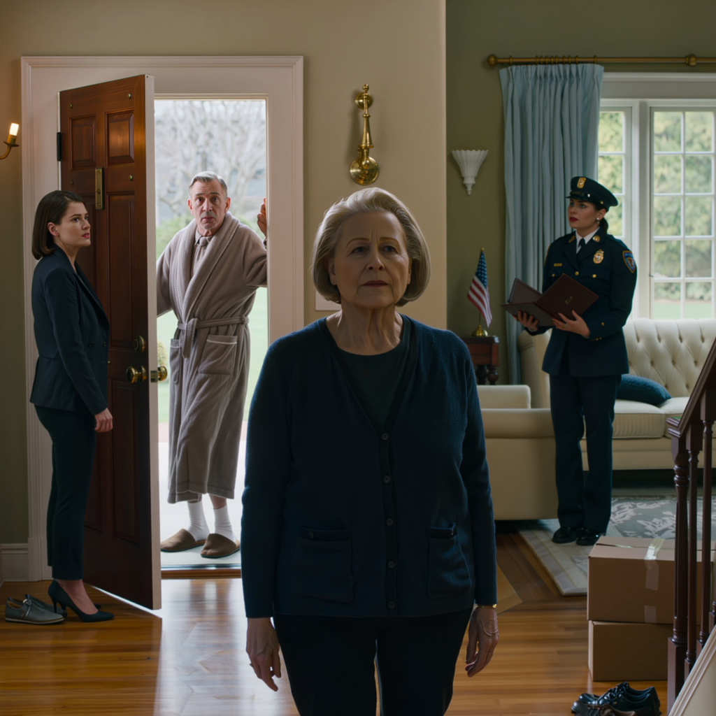 Jag hade precis spillt 15000 dollar och sex månaders övertid på att renovera mitt hus. Min dotter gick in, tittade på det helt nya vardagsrummet och meddelade att hennes svärföräldrar skulle flytta in på lördag, “bara för en liten stund”, och sedan knuffade hon ner mig i källaren. Nästa morgon, när dörrklockan ringde, var det första gången ingen längre betedde sig som husägaren.