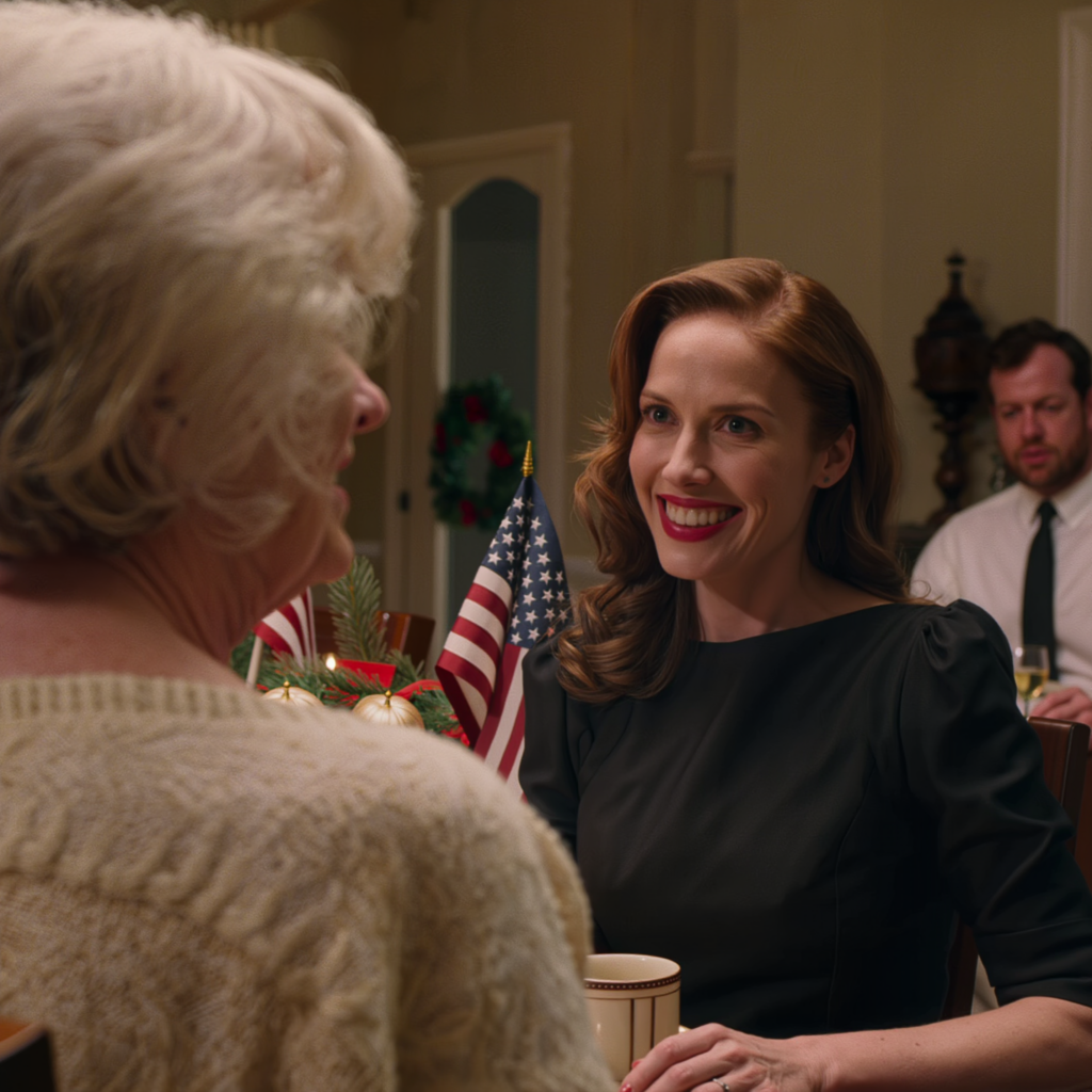 På julmiddagen hemma hos min dotter tog min svärmor fram en liten tekanna, satte en kopp framför mig och log, “Bara för dig, mamma,” men det som fick mig att rysa var inte meningen i sig, utan hur hon bara rörde vid koppen till sina läppar för att visa, och tio dagar senare förvandlades ett telefonsamtal den helgnatten till ett misstag de ännu inte förstod.