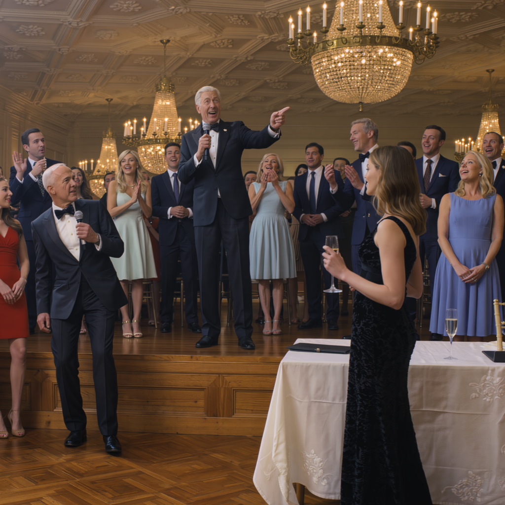 På min fars pensionärsfest 
Höjde han en mikrofon och presenterade mig som “Ingen examen, ingen framtid, bara parasit på familjen” — 
sedan log han medan 200 personer skrattade, utan att veta att den svarta mappen i min väska höll den enda sanningen som kunde förstöra imperiet han höll på att överlämna till min styvbror och få den glittrande Connecticut-ballrummet att tystna för alltid.