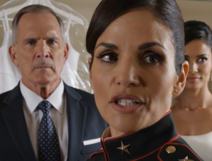 Vaihda ennen kuin nolaat meidät kaikki,” isäni sanoi nähdessään minut puvussa sinisenä vieressä koskemattomassa valkoisessa mekossa, joka roikkui muovissa Quantico-kappelissa, ja samalla kun sisareni nauroi, että todistin olevani tarpeeksi nainen silkkiä varten, silotin kultaisen kotkan kurkullani, katsoin perhettä, joka oli harjoitellut pienentämään minua vuosia, ja sanoin: “Ei.”