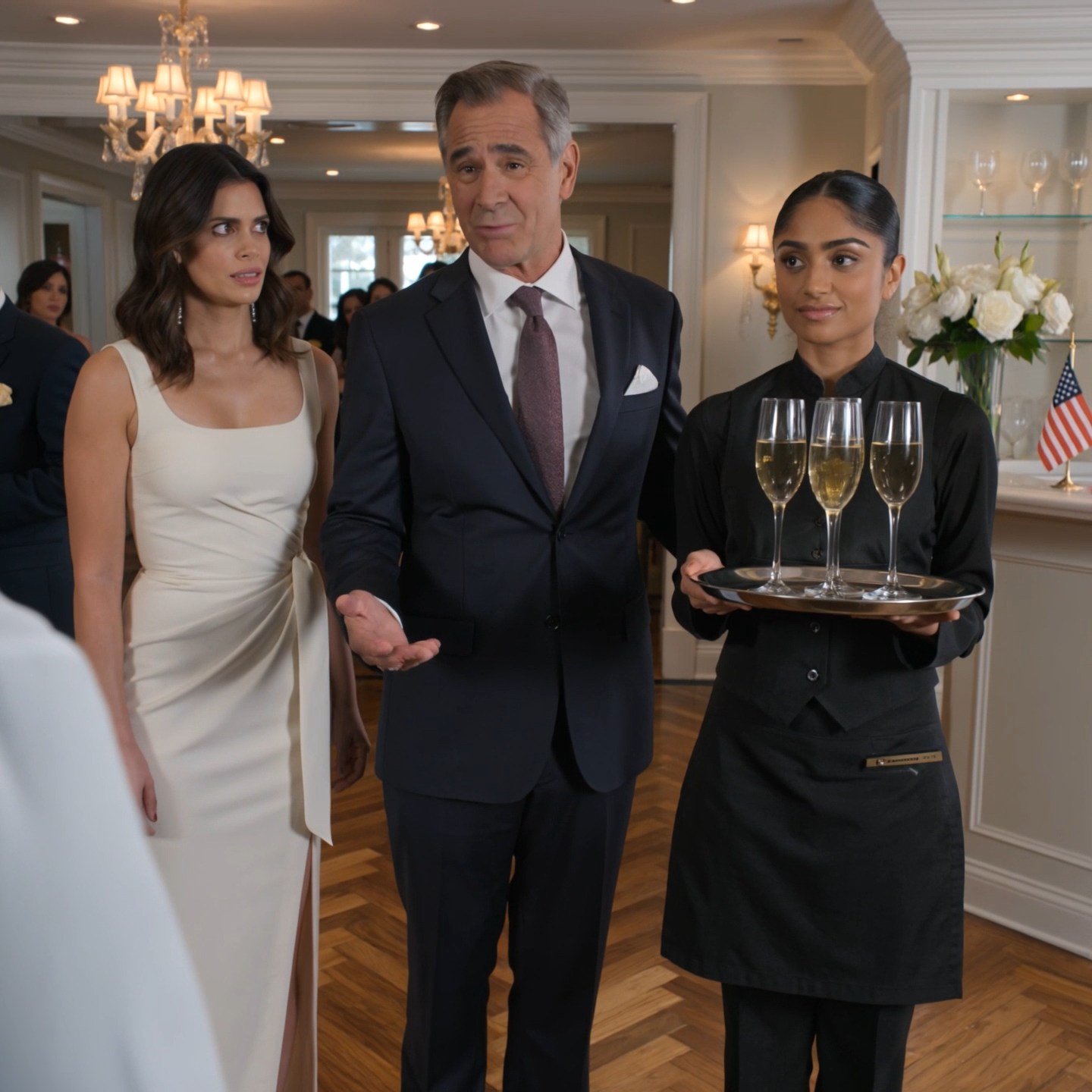 Isäni esitteli minut sisarukseni tuleville appivanhemmille “palvelijaksi”. Hän sanoi sen hymyillen, kuin se olisi ollut maailman luonnollisin asia. Sitten sulhasen äiti katsoi minuun sekunnin liian pitkään, ja koko huoneen lämpötila muuttui.