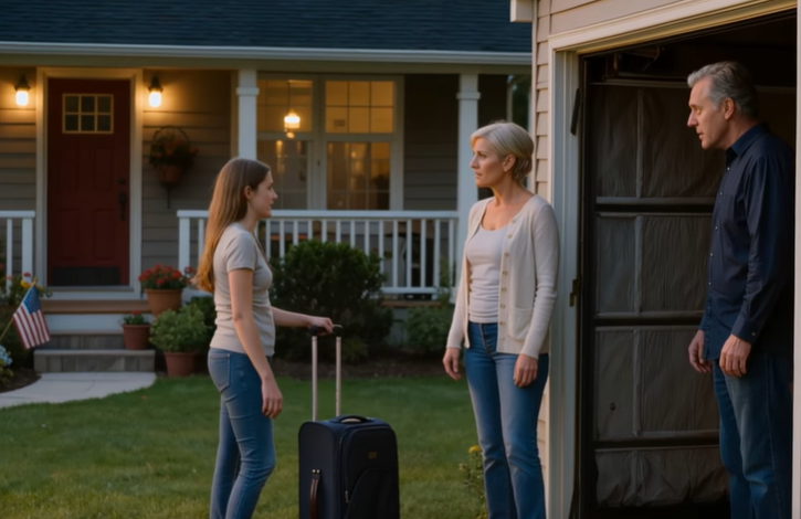 Vaimoni oli poissa työmatkalla, kun hänen miniänsä yritti ottaa uuden taloni—mutta hän ei koskaan odottanut minun sanovan, “Tarkista osoite uudelleen.”