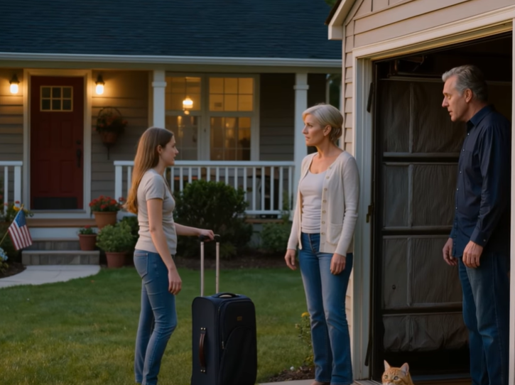 Vaimoni oli poissa työmatkalla, kun hänen miniänsä yritti ottaa uuden taloni—mutta hän ei koskaan odottanut minun sanovan, “Tarkista osoite uudelleen.”