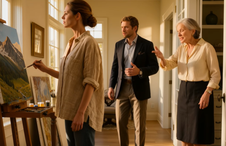 Minun anoppini käski minun lopettaa maalaamisen ennen kilpailua, mutta se teos, jonka hän vaurioitti sinä yönä, ei ollutkaan sitä, mitä hän luuli sen olevan