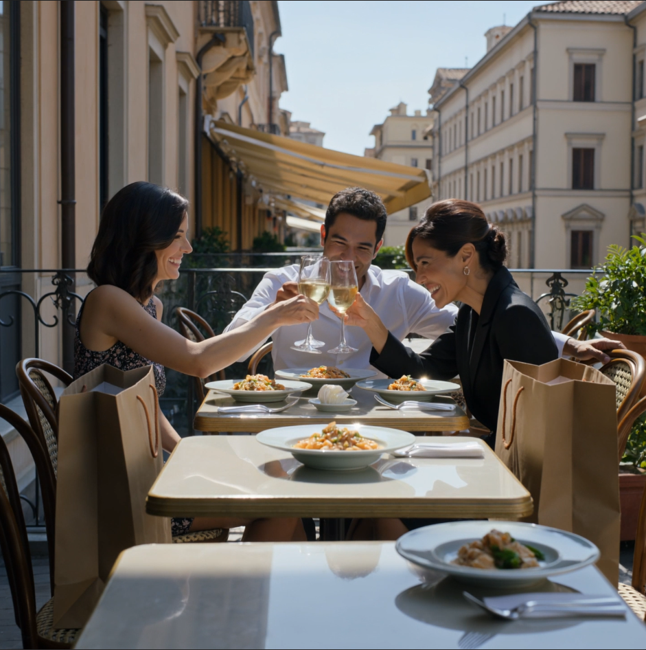 Poikani tyhjensi pankkitilini, lensi Roomaan vaimonsa ja hänen äitinsä kanssa, ja julkaisi hymyileviä kuvia “uudistumisesta”, mutta kun he kilistelivät viinilaseja yli valtameren, minä istuin pienessä Chicagon keittiössäni katsellen nollatasoa ja hymyilin niin hiljaa, että he olisivat pelänneet, jos olisivat tienneet miksi