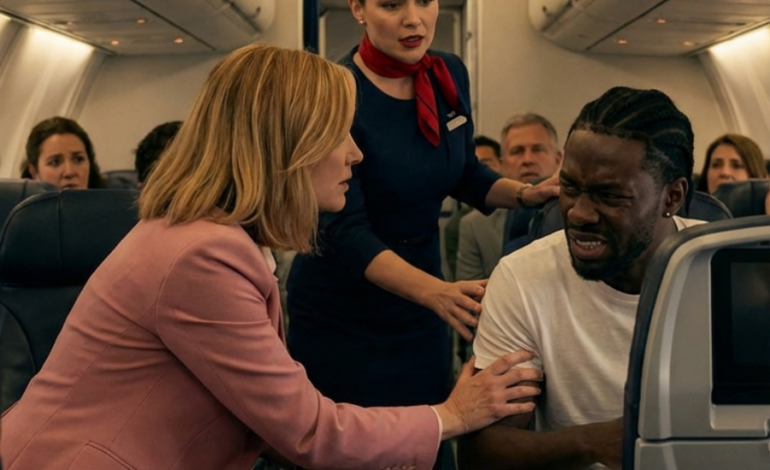 En rasistisk passagerare gav en svart tonåring en smäll i första klass — sedan steg kaptenen in och vände allt