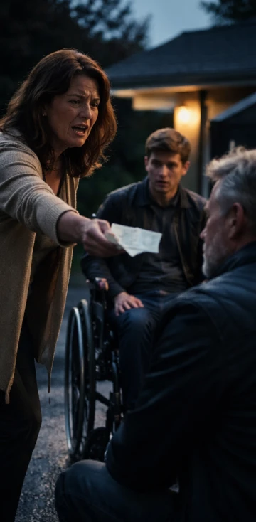 ROWER POMÓGŁ PARALIŻOWANEMU SYNOWI.