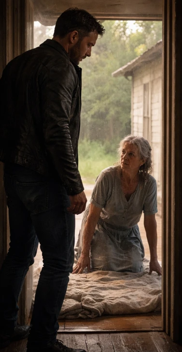 Pierwszą rzeczą, którą zauważył Marcus, nie był dom. To było krzesło.