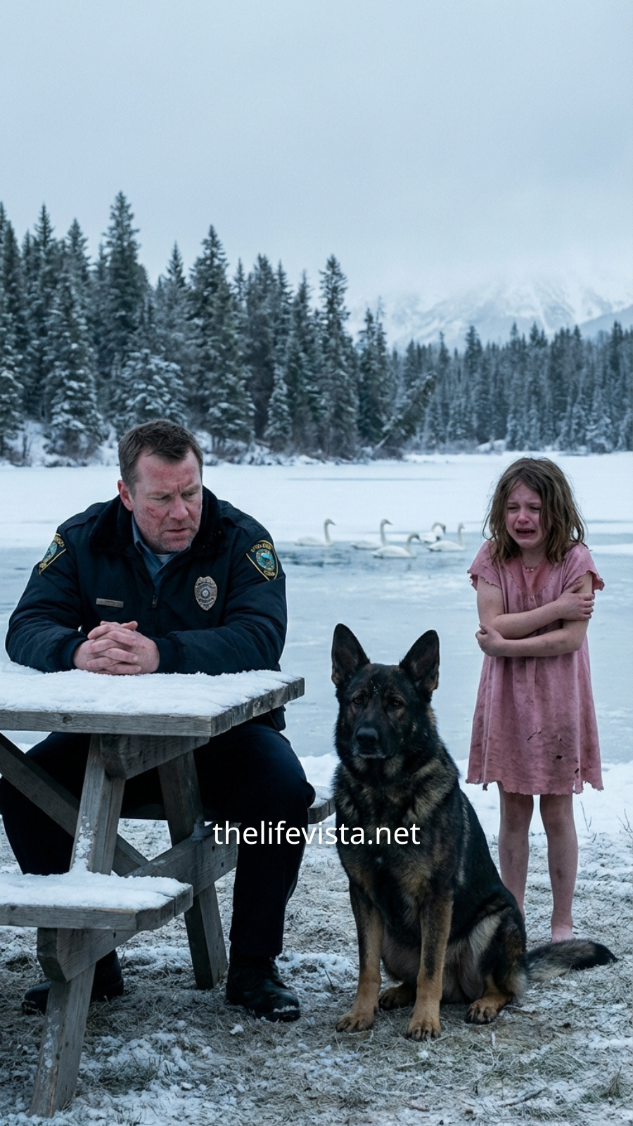 Czy Mogę Usiąść Obok Ciebie? — Drżąca Dziewczyna Zapytala Oficera i Jego K9… To, Co Odkrył, Zmieniło Wszystko