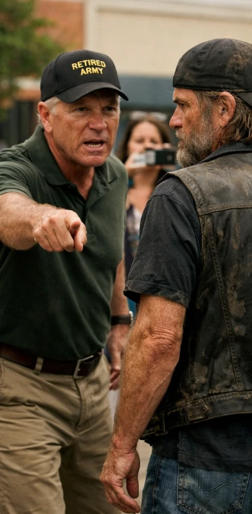 Byłem już zły, zanim jeszcze otworzyłem drzwi ciężarówki. Ten rodzaj powolnego, gotującego się gniewu, który narasta, gdy wierzysz, że coś świętego jest lekceważone — a nikt inny nie wydaje się dbać. Gdy zobaczyłem motocykl zaparkowany w miejscu „Tylko dla weteranów”, ten gniew ostro się zaostrzył, stając się czymś natychmiastowym, czymś wystarczająco ostrym, by działać.