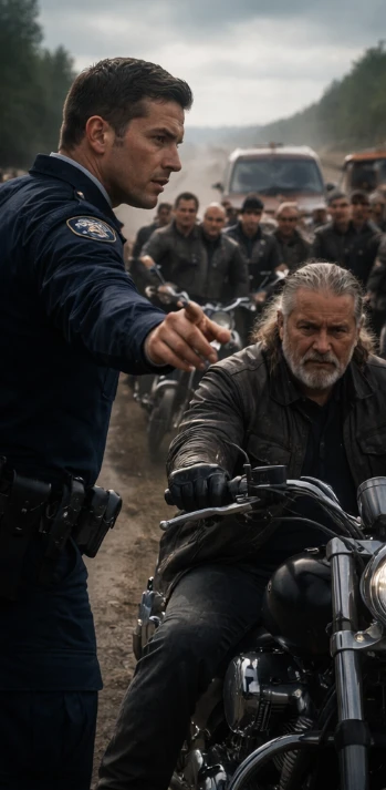 Pierwsza rzecz, którą zauważył oficer Evans, nie był dźwięk — to była cisza za nim.