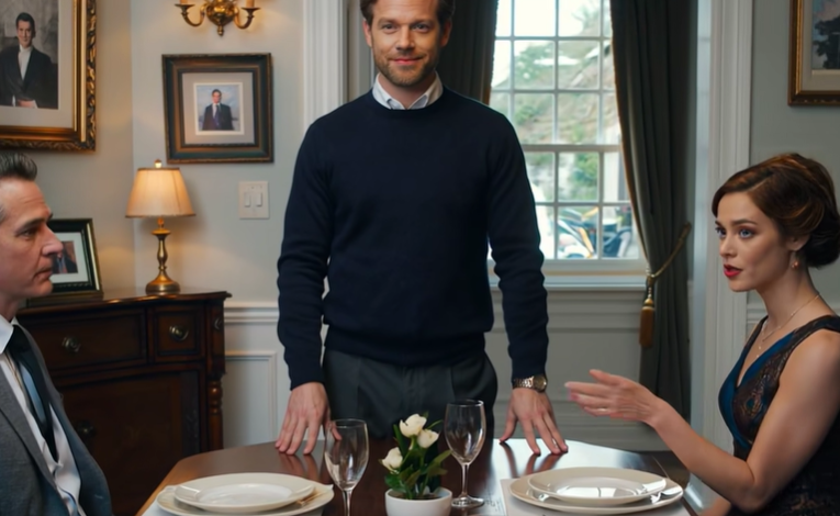 Min frus bror skämtade mig vid middagen, och alla skrattade. Min frus pappa sa till mig att “sluta få min familj att se dålig ut.” Så jag lät dem skämta åt mig, tills hon nämnde sitt jobb. Då tog jag fram min telefon – och såg deras leenden försvinna.