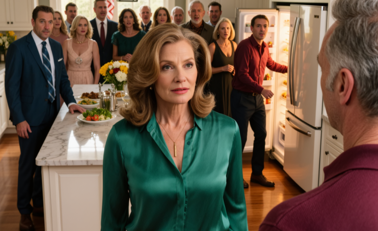 Min man tittade på mig över köksbordet och sa: From now on, buy your own food, dont live off me anymore!” Jag nickade bara. På hans födelsedag kom 20 släktingar till huset, alla förväntade sig en riktig familjemiddag. Sedan öppnades köksdörren. Kylskåpet var helt tomt framför deras ögon. Hela rummet frös till.