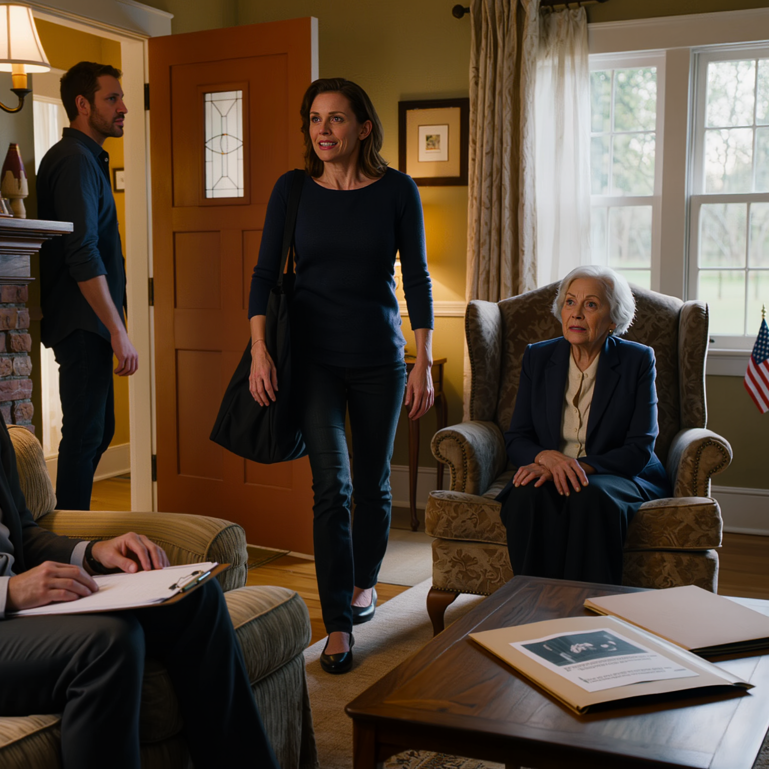 Annoin pojalleni ja hänen vaimolleen asua luonani, kun heidän kerrostalonsa remontoitiin, ja vähitellen minusta tuli se, joka kokkasi ja pesi pyykkiä siinä talossa, jonka olin pitänyt hallussani 31 vuotta. Sitten eräänä aamuna miniäni jätti tablettinsa keittiön pöydälle, näin ryhmäkeskustelun nimeltä “Talo-suunnitelma, älä lisää Dorothy” — ja ennen kuin hän ehti tehdä joogan, olin jo soittanut lakimiehelle.