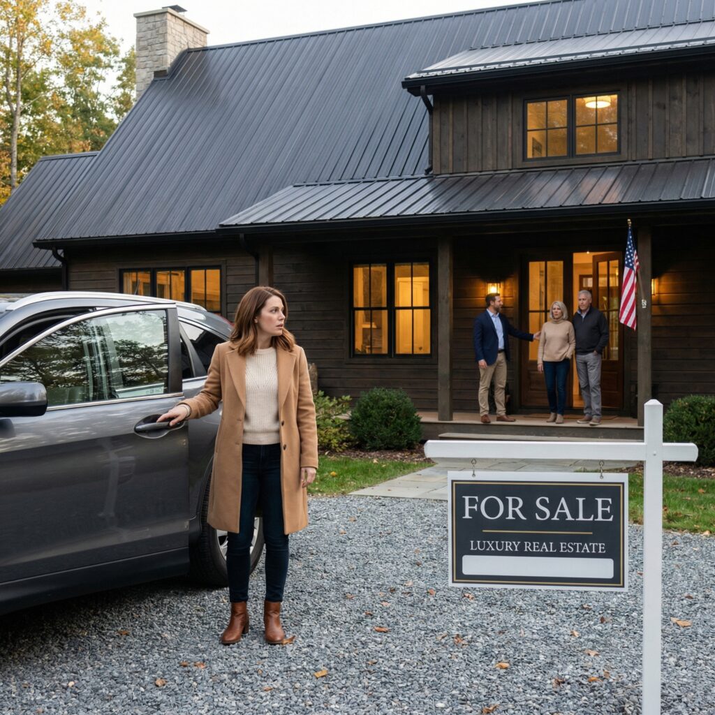Jag tillbringade 480 000 dollar på att bygga ett fjällhus till mina föräldrar till deras 35-års jubileum, och på dagen jag gav dem nycklarna höll min mamma om mig och grät och sa: “Jag kommer att behålla detta för alltid,” men exakt 9 dagar senare, när jag körde upp för att överraska dem, stod ett Försäljningsskylt längs grusvägen och främlingar gick genom rum efter rum som om platsen redan hade bytt ägare
