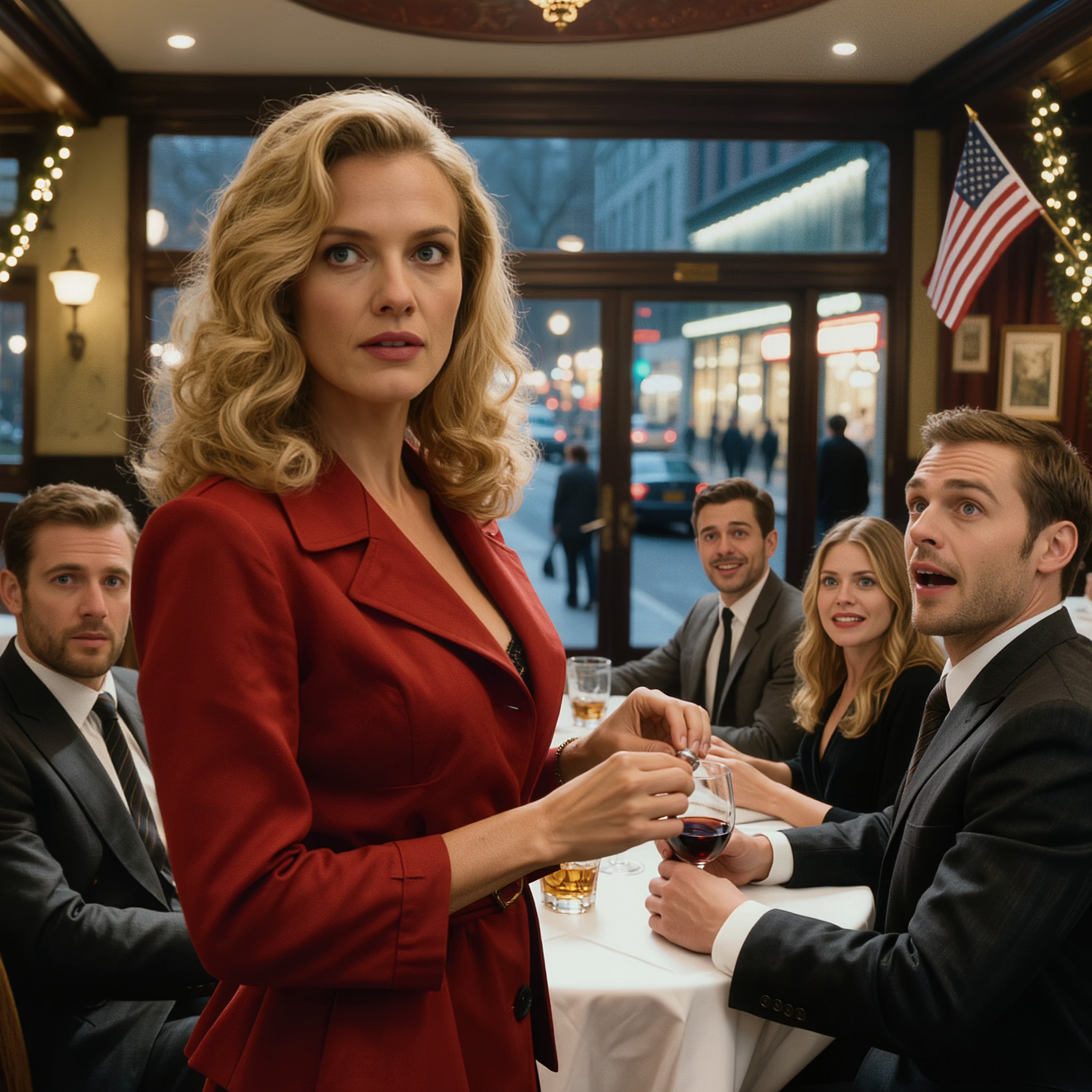 Jag kom sent till restaurangen för middag med våra vänner och närmade mig bordet utan att min fästman märkte mig. Han sa: “Jag vill inte gifta mig med henne längre. Hon är alldeles för patetisk för mig.” Alla skrattade åt situationen när jag tog av mig ringen, men leendena försvann… när jag avslöjade en detalj.