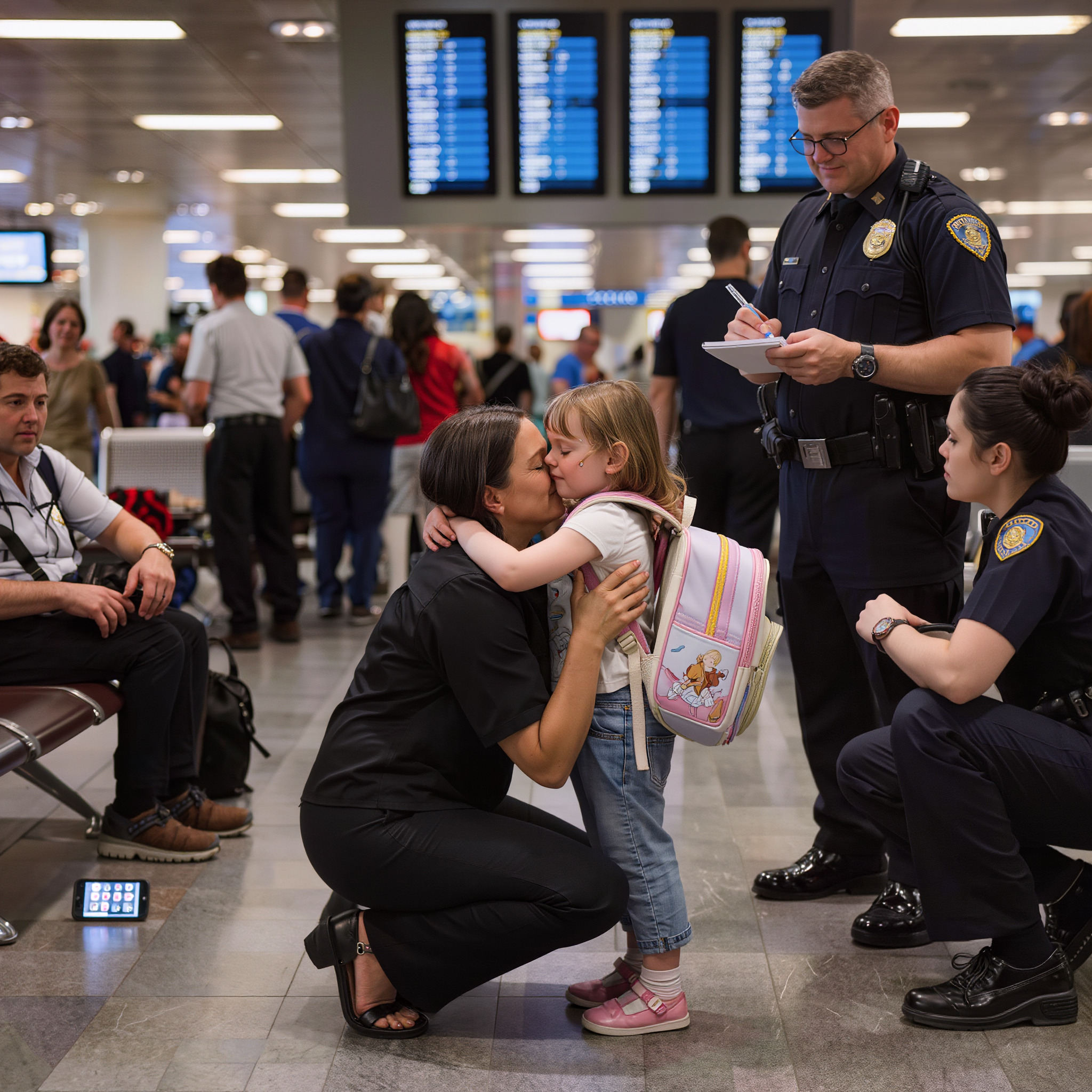 Min 8-åriga dotter lämnades kvar på flygplatsen medan hela min familj flög till Disney.