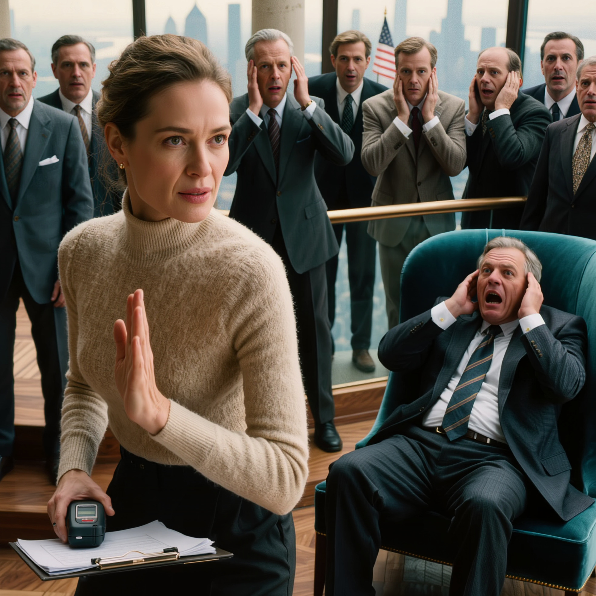 Meu chefe me interrompeu 27 vezes durante minha reunião de 5 horas, fazendo piadas cruéis sobre meu trabalho. Eu nunca quebrei meu sorriso. Quando ele finalmente terminou, pedi apenas 3 minutos para responder. “Vai em frente, se conseguir salvar essa bagunça,” ele riu. A sala ficou completamente silenciosa enquanto eu…