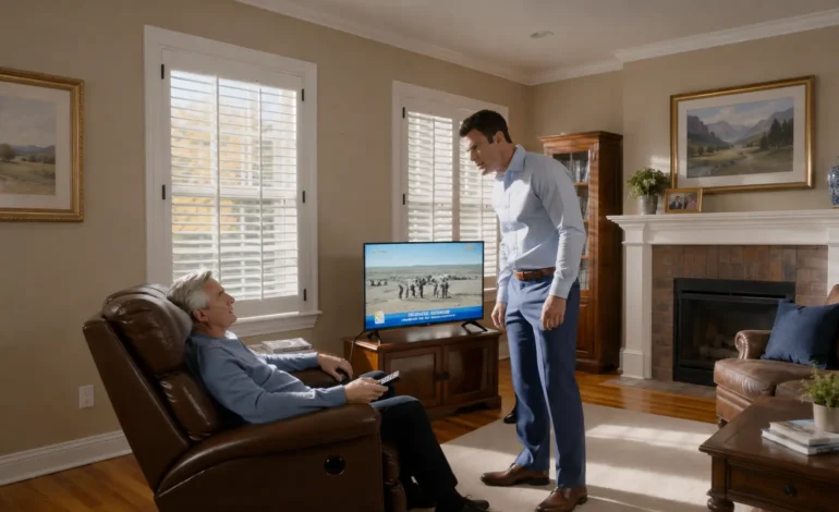 Jag satt på min soffa och tittade på en lugn dokumentär när min svärson stormade in och drog ut kabeln ur TV:n. Nog med detta skräp. I det här huset tittar vi på intelligenta saker. Det som gjorde mer ont var inte hans ord. Det var min dotter som stod bakom honom.